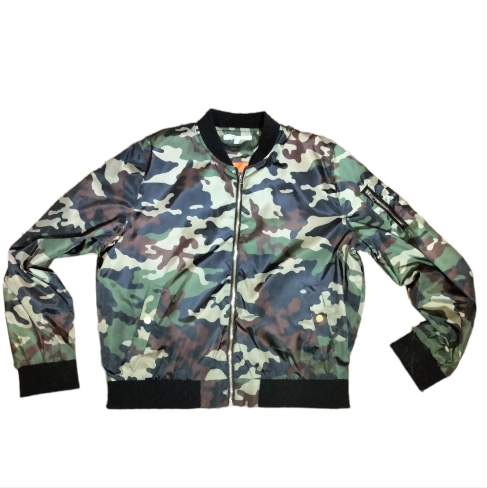AtZ of California Satin Camo Bomber 2X